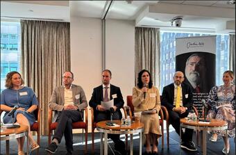 Panelists at the Conference on the Future of American Jewry